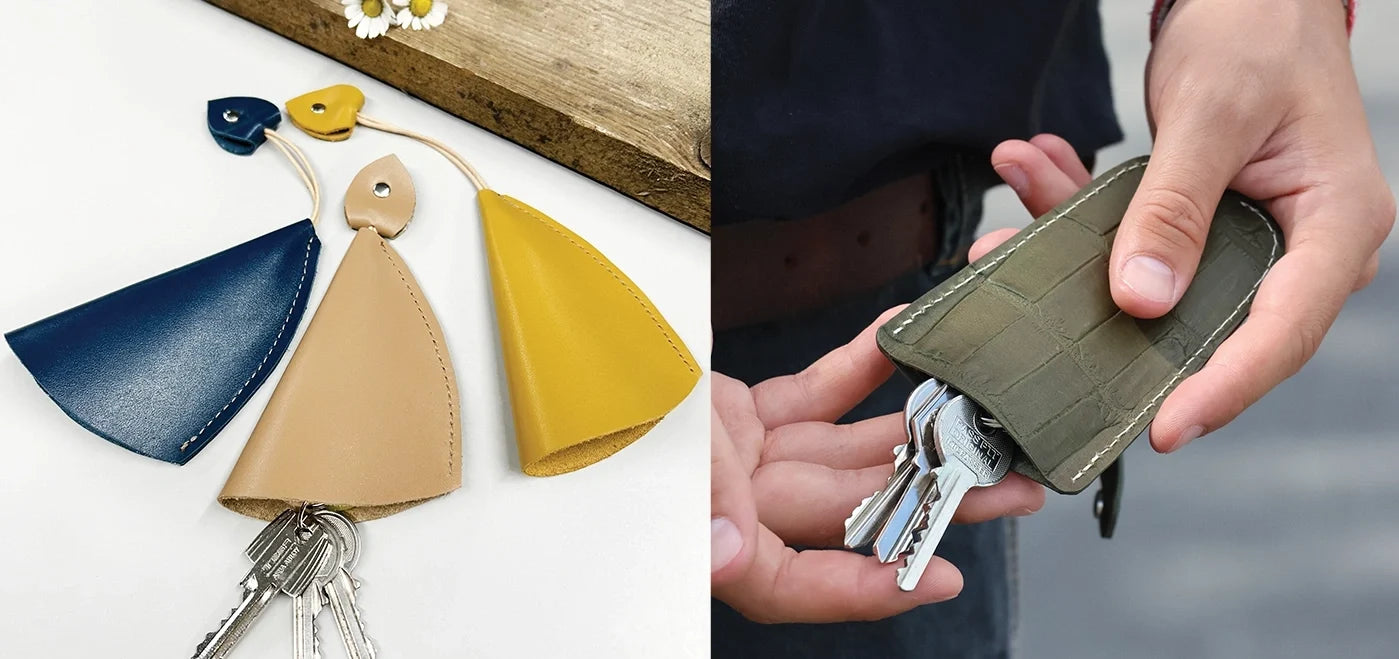 tutoriel gratuit cloche à clés en cuir Deco Cuir
