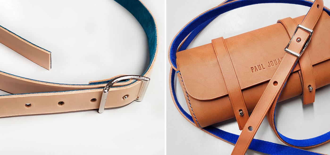 travailler lanière de sac en cuir