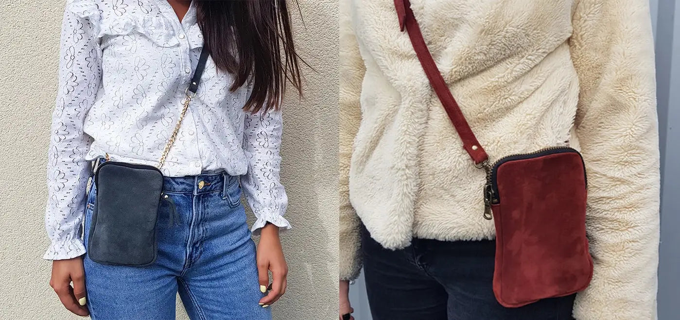 tutoriel pochette téléphone cuir