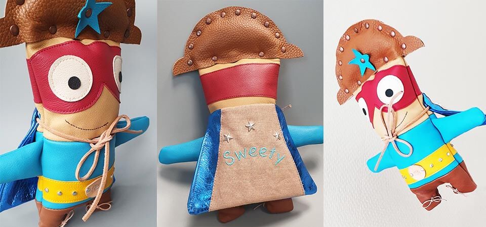 tutoriel mascotte en cuir