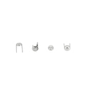 Clous à griffes ronds Ivan, diamètre 4mm, lot de 100, accessoires robustes pour fixation et bricolage.