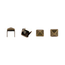 Clous à griffes en forme pyramide de 7mm, lot de 100, en laiton vieilli, accessoires de fixation, marque Ivan