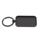 Porte-clés à personnaliser avec cuir - noir mat