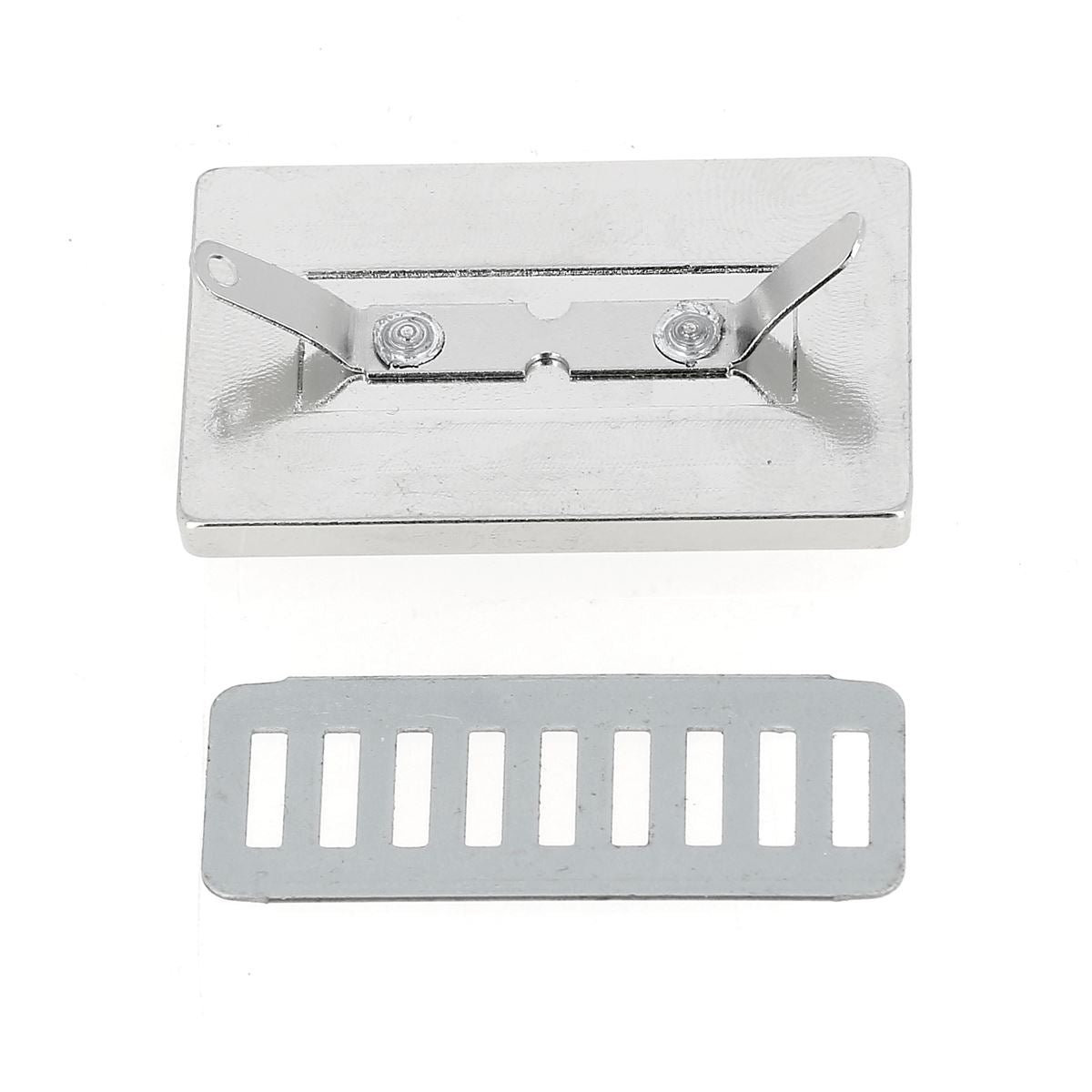 Concho RECTANGLE à personnaliser avec du cuir - 25x40mm