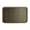 Boucle de ceinturon rectangulaire RANCHERO - Laiton vieilli - 38mm - Ivan 11738