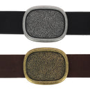 Boucle de ceinturon ovale Sheridan Ivan 40mm, boucle de ceinturon en métal avec finition élégante, modèle Sheridan AZE.