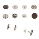 Boutons pression GLOVE SNAPS - LINE 16 : 10mm - 1249-02 - Marron chocolat