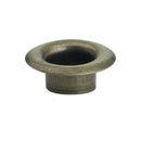 Œillet métallique pour cuir - Diamètre 8,5 mm - En acier, finition laiton vieilli