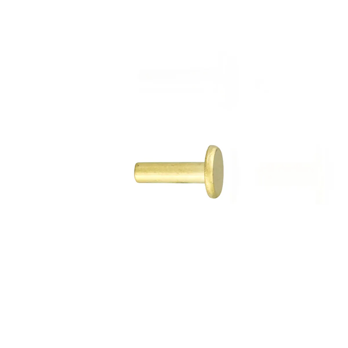 Rivets tubulaires pour cuir - Laiton - Diamètre 8mm - Longueur 11 mm