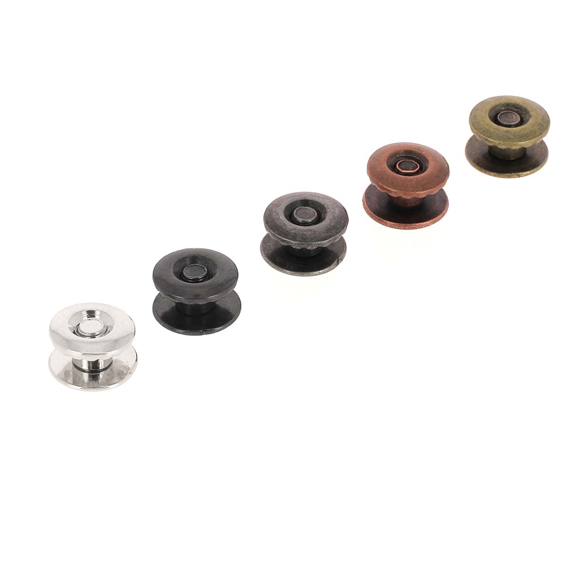 Vis Chicago en acier avec trou pour maroquinerie