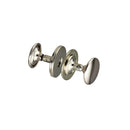 Fermoir magnétique pour sac à riveter -Nickelé rond 14 mm