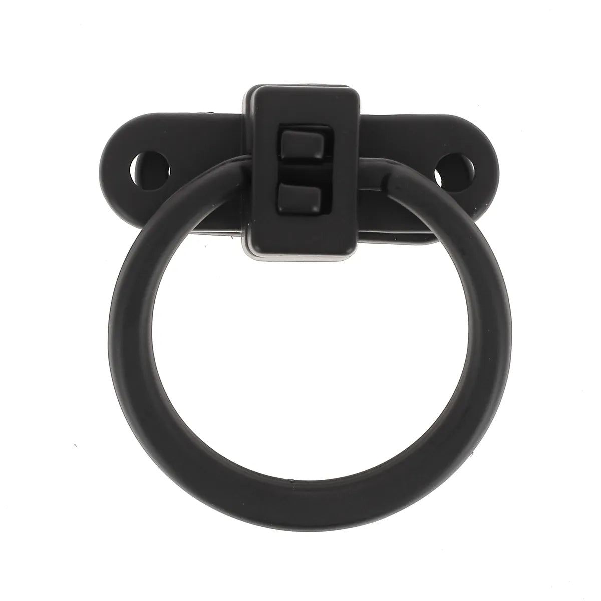 Fermoir pour sac - Anneau de diamètre 44 mm - Noir mat
