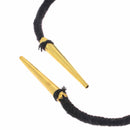 Lot de 10 embouts en laiton massif pour lacet rond 4mm