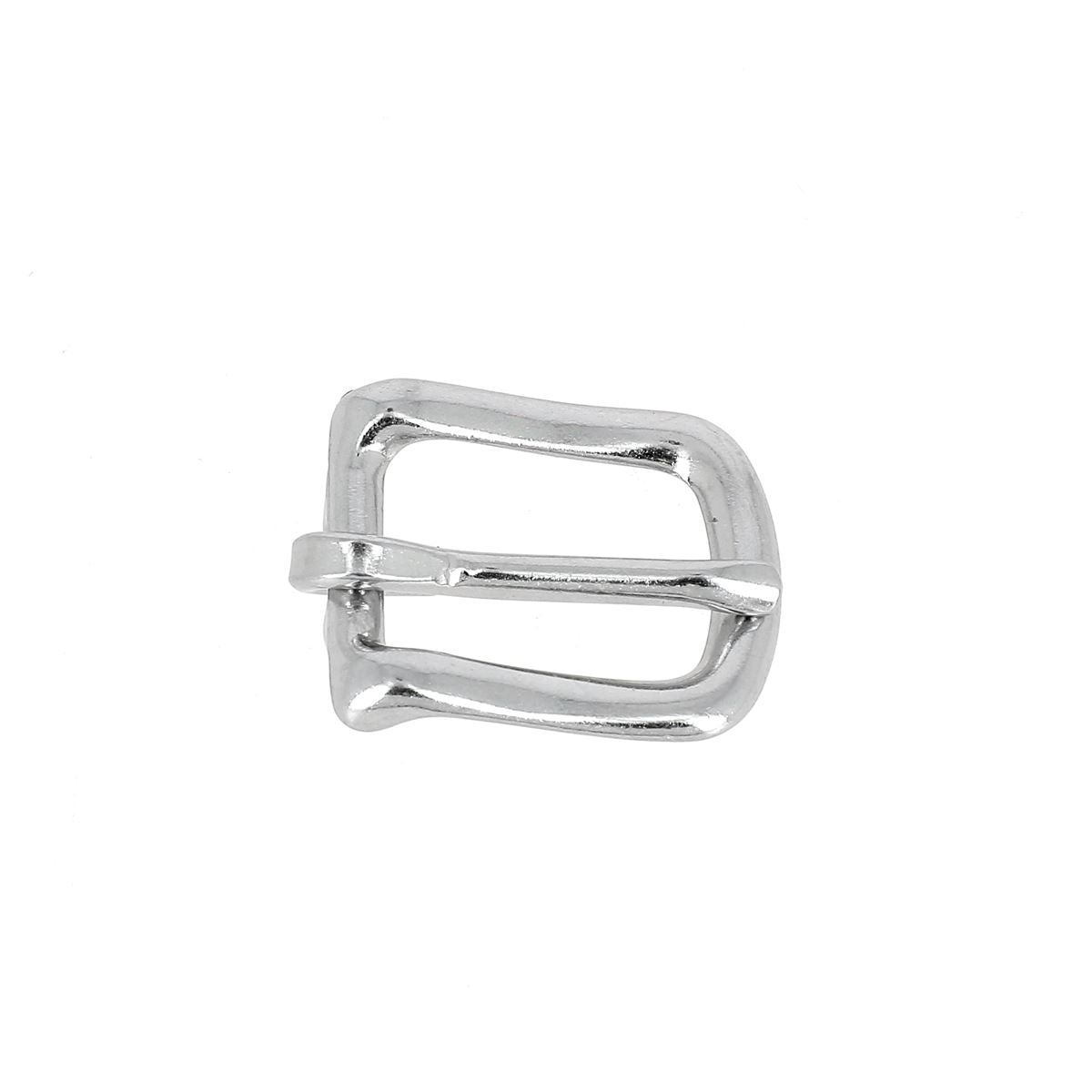 Boucle BEN pour lanière en cuir de 16mm - Finition nickelé