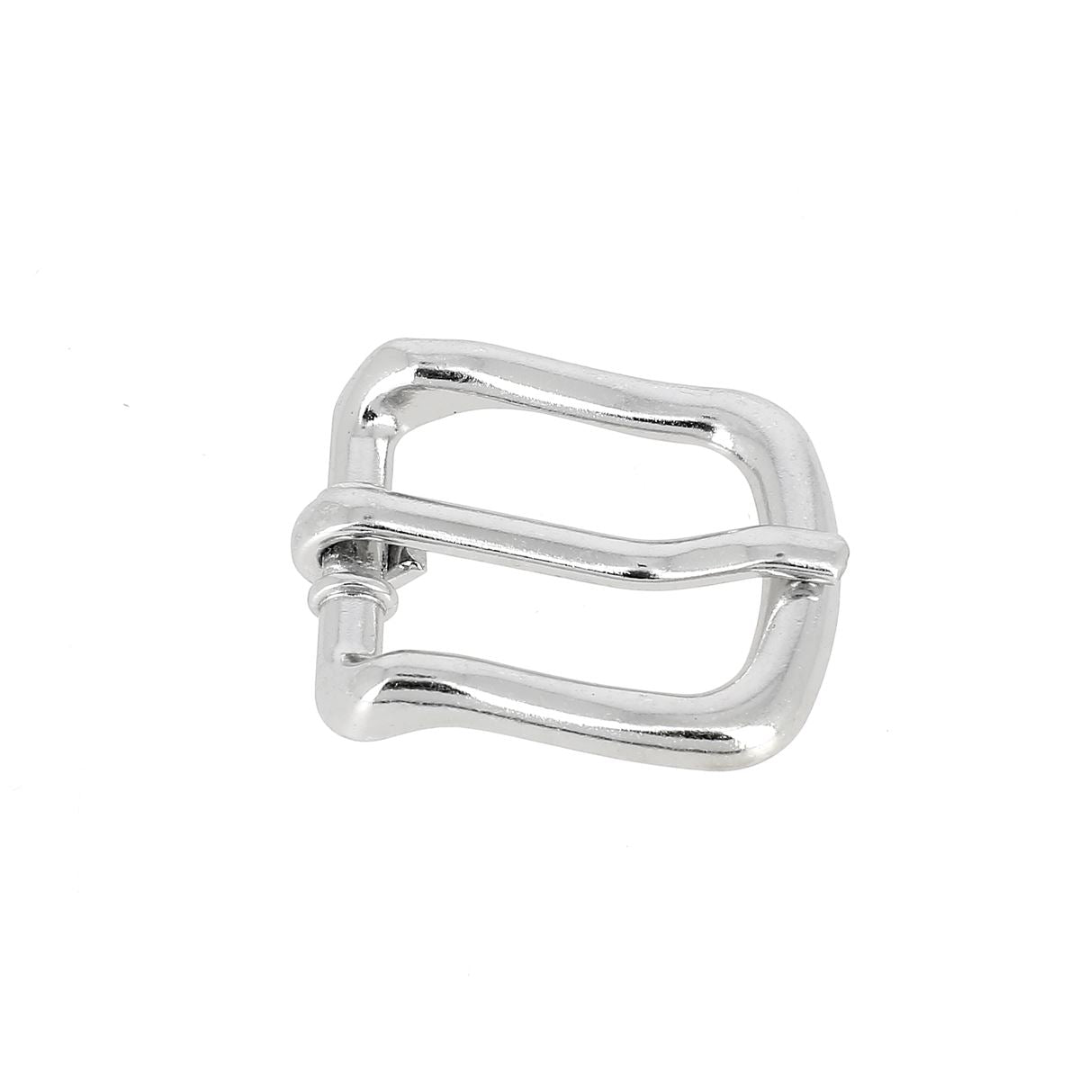 Boucle BEN pour lanière en cuir de 19mm - Finition nickelé