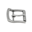 Boucle de ceinture à rouleau avec passant DUNHAM finition argent vieilli pour sangle 32 mm de large