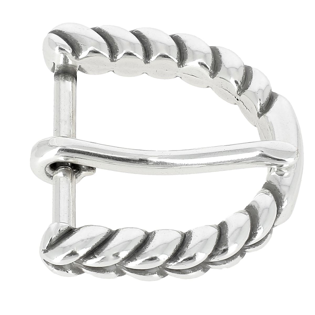 Boucle de ceinture effet tressé