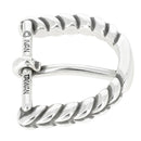 Boucle de ceinture style torsade