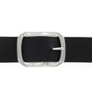 Ceinture en cuir de 38 mm avec boucle effet tressé