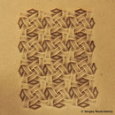 Basketweave sur cuir avec timbre cuir Sergey Neskromniy n°219