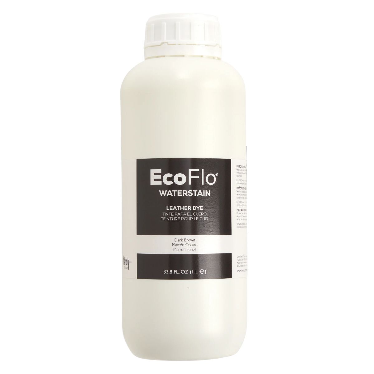 Tandy Leather Eco-Flo All-in-One Stain & Finish 4.4 fl. oz. (132 ml) Fudge Brown 2605-02 Tandy Leather Eco-Flo All-in-One Stain & Finish 4.4 fl. oz. (132 ml) Fudge Brown 2605-02