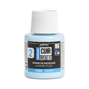 Gomme de masquage Setacolor Cuir Pébéo, flacon de 110 ml pour réserver la couleur sur cuir dans les projets de teintures.