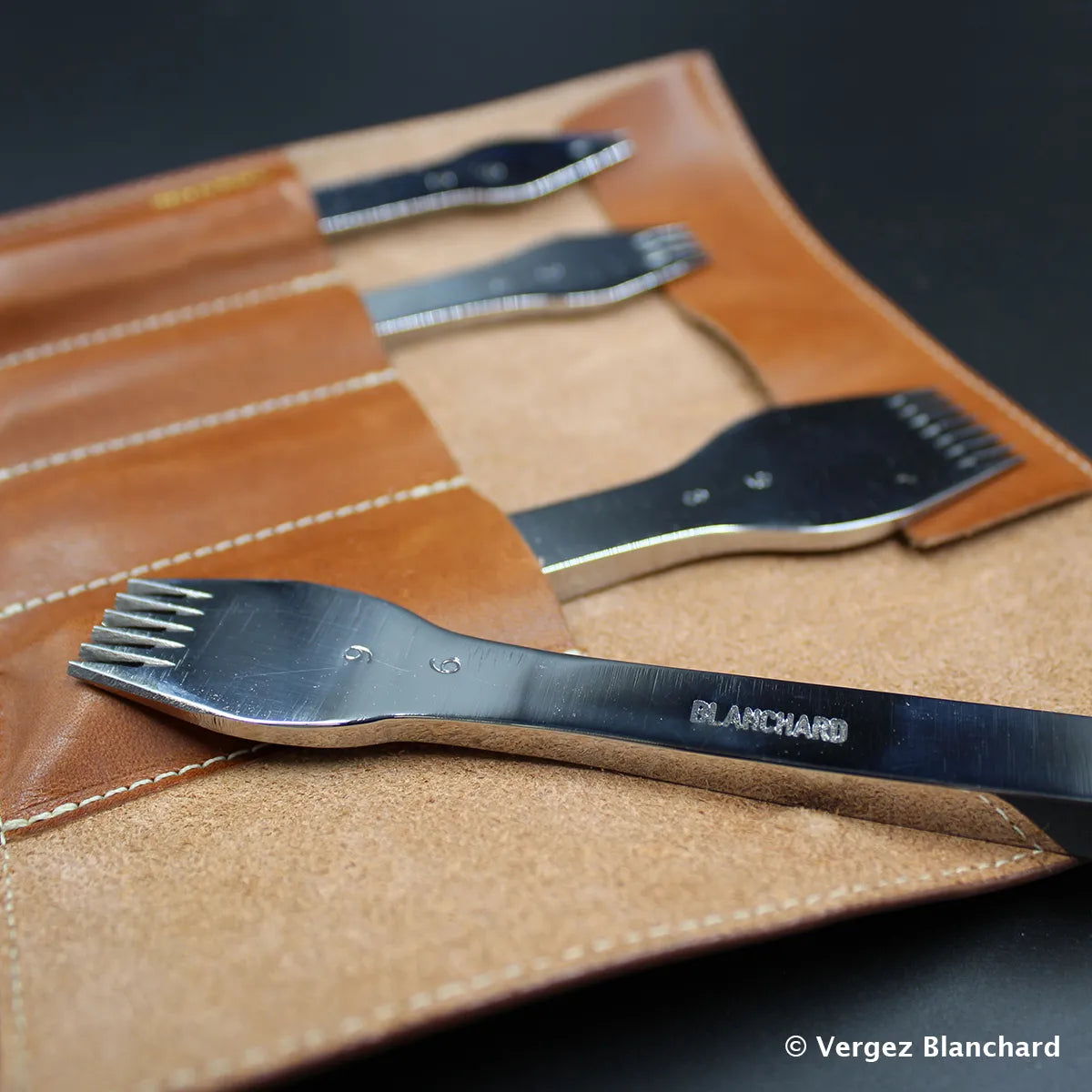 Griffes à frapper Vergez Blanchard - Couture cuir - Made in France
