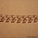 Tampon cuir- Sergey Neskromniy n° 317- Tressage
