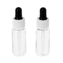 2 mini flacons compte-gouttes en plastique 20ml - Ivan 3406-01