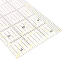 Règle de patchwork et de couture - Angles et graduation en centimètre