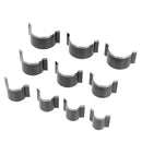 Lot de 10 emporte-pièces à bout de ceinture rond à frapper ou à presser - Ivan 3963-03