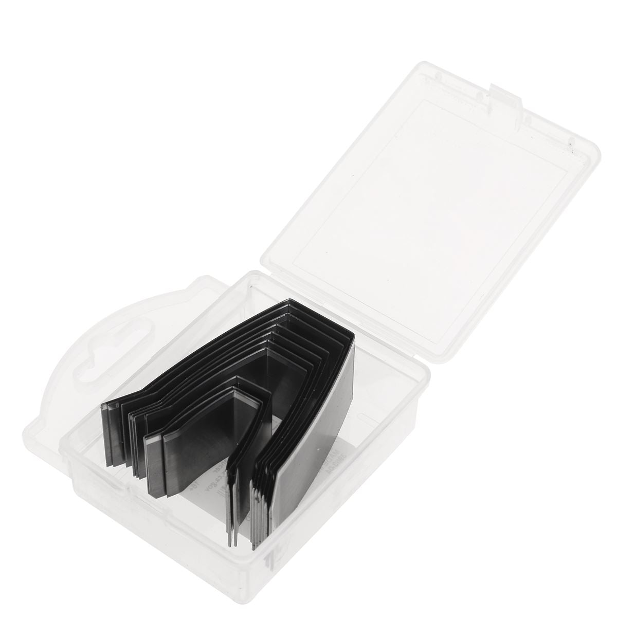 10 emporte-pièces pour découper bouts de ceinture en cuir en forme de trapèze - Ivan 3963-04