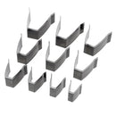 Lot de 10 emporte-pièces à bout de ceinture sellier à frapper ou à presser - Ivan 3963-04