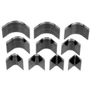 Ensemble de 10 emporte-pièces coins arrondis à frapper ou à presser