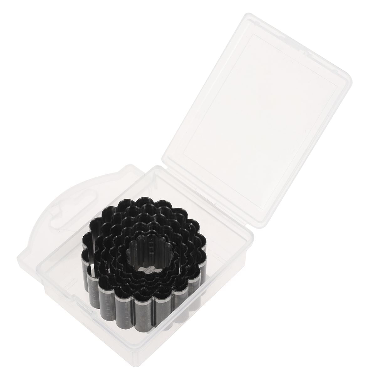 6 emporte-pièces ronds cannelés pour la découpe du cuir