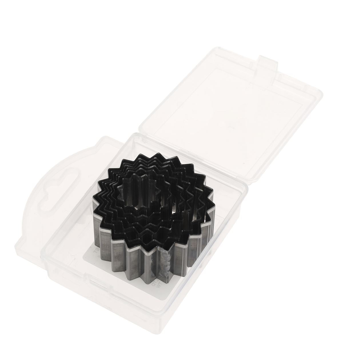 6 emporte-pièces cercles en dents de scie pour la découpe du cuir