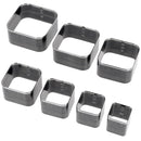 Emporte pièces cuir - Carrés avec angles arrondis