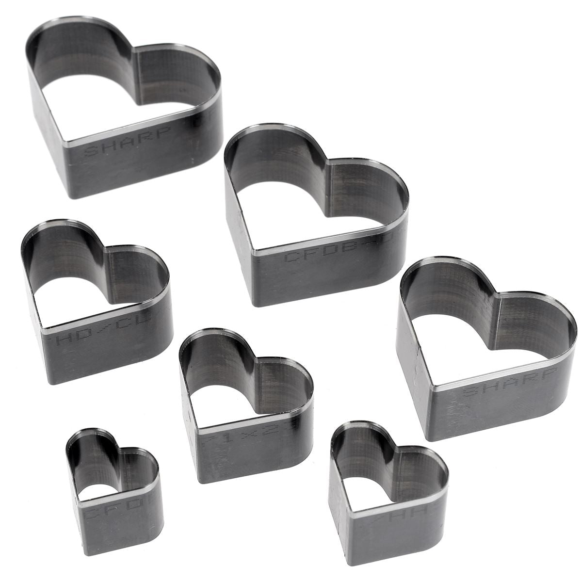 Emporte pièces coeurs pour cuir