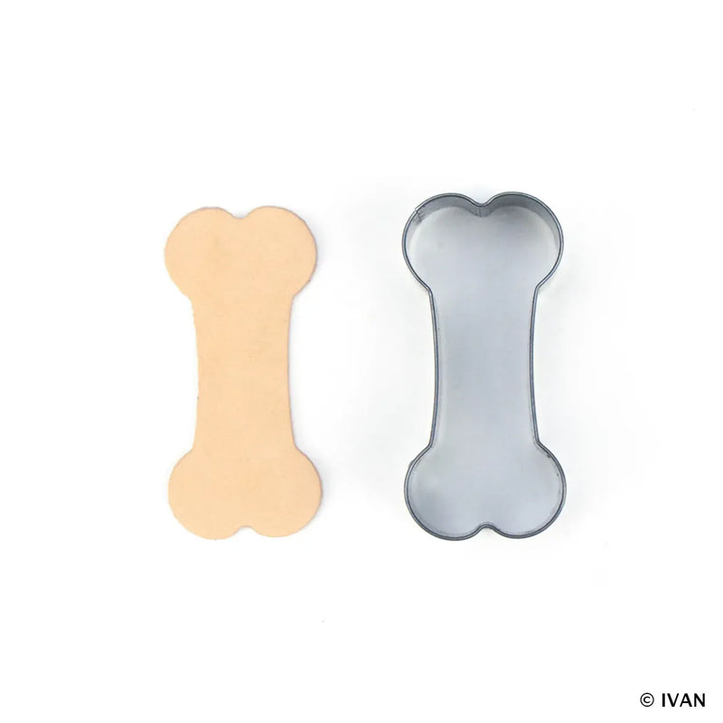 Emporte-pièce découpe cuir - Forme os pour chien