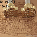 Tampons cuir peau de crocodile - Sergey Neskromniy n° 397 kit