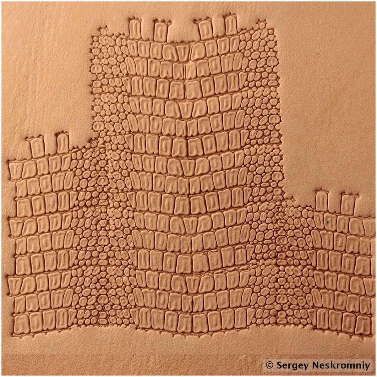 Timbre cuir de crocodile - Sergey Neskromniy n° 397 kit