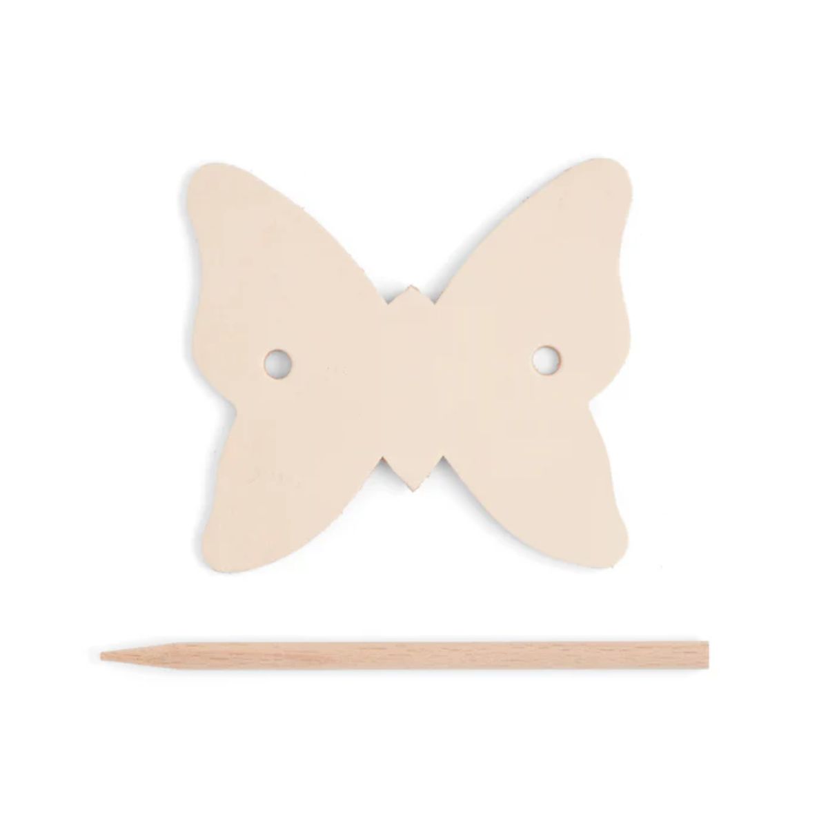 Kit pour barrette en cuir - PAPILLON - 4232