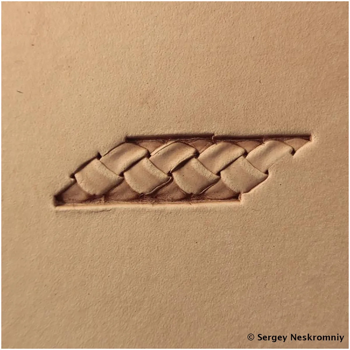 Timbre cuir tressage  - Sergey Neskromniy n° 463