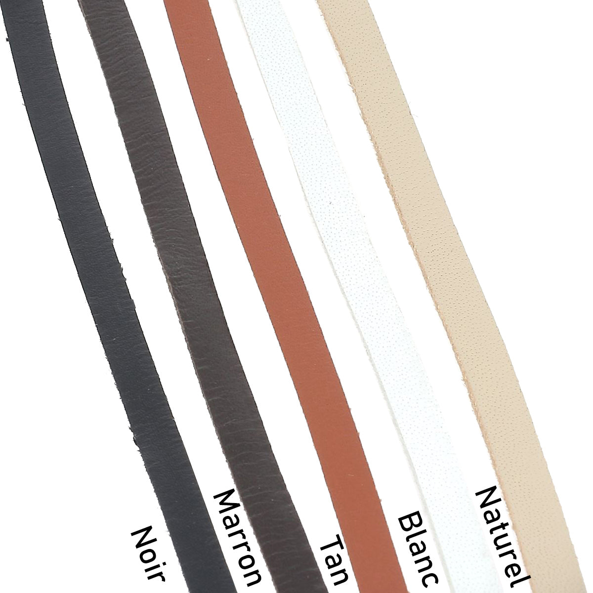 Lacet en cuir de Kangourou pigmenté Plat - Tandy Leather