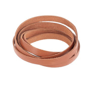 Lacet en cuir de kangourou pigmenté Tandy Leather, plat de 3mm, 1 mètre, pour chaussures ou accessoires en cuir.