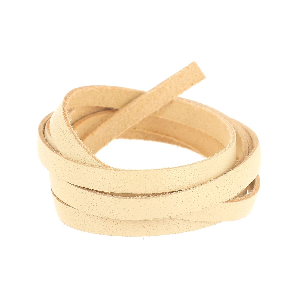 Lacet en cuir de Kangourou pigmenté Plat - Tandy Leather