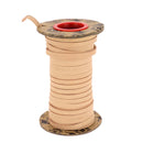 Lacet en cuir de kangourou naturel 3 mm tannage végétal