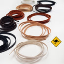 Lacet en cuir de Kangourou pigmenté Plat - Largeur 4,7mm - 1 mètre - Tandy Leather 5173 - Deco Cuir