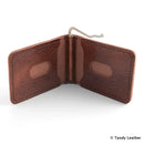Patron imprimé en taille réelle pour porte-cartes avec pince à billet en cuir Modèle DILLON de Tandy Leather