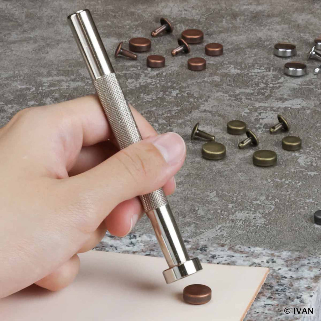Outil Rivet Outil de pose pour rivets à tête plate - 8081 | Deco Cuir